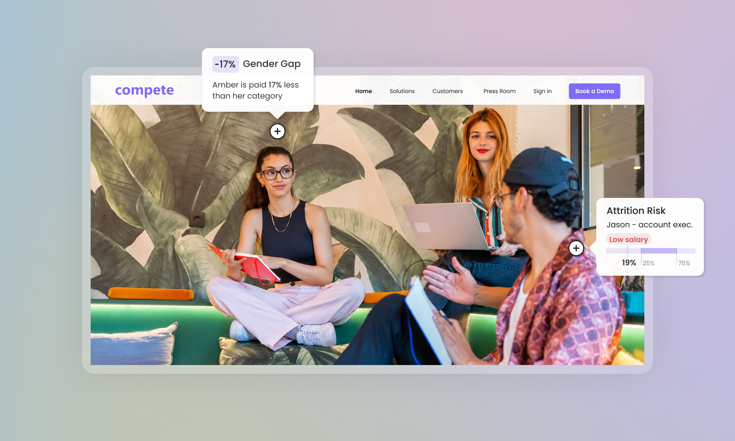 Compete product interface